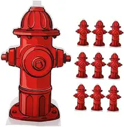 CLISPEED 10pcs Pet Training Urine Post Fire Hydrant Sticker Thickened Dog Potty Tray Column for Puppy Adult Dogs