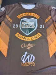 Anthrax Paintball European Classic Paintball League Warped 2021 Jersey 7XL