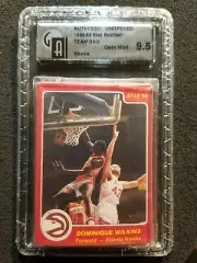 1984-85 Star HAWKS sealed team set DOMINIQUE WILKINS (GAI 9.5) NOT BGS 9.5