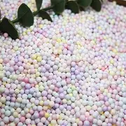 AOODOOM 80000 Pieces Foam Beads - Colorful Foam Beads for Slime 2-3mm Foam Balls Slime Supplies for Kids Art Homemade Slime, Wedding and Party Decorations