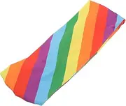 [FOMIYES] Rainbow Sports Sweat Headband Elastic Workout Headband for Yoga Running Comfortable Breathable Design for Active Absorbs Sweat Enhances Confidence
