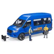Bruder 1:16 Mecedes Benz Sprinter Transfer Van Mini-Bus and 2 Figures Set 4y+