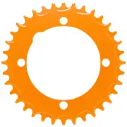 ALUGEAR Aero 1x 104 BCD MTB Chainring. Orange