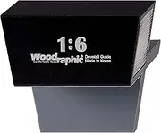 Woodraphic All New Dovetail Jig Marker Hand Magnetic Saw Guide Marking Hand Cut Wood Joints Gauge - Aluminium/Uhmwpe/Neodymium Magnet/Slicone Skin (1:6 for Soft Wood)