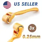 3 PCS Derma Micro Skin Roller 0.25mm Anti-aging, Scars, Beard, Hair Loss, Acne