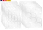 306PCS Clear Double Sided Tape Mounting Putty Clear Sticky Dots round and Square