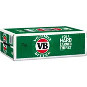 Victoria Bitter Lager Cans 375ml x 24 Case