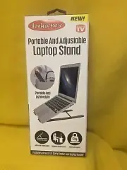 Portable Laptop Stand Adjustable Foldable Notebook Tablet by Doohickey (Black)