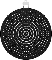 Luxshiny 304 Steel Splatter Shield Silicone Frying Pan Cover Microwave Safe Kitchen Stove