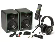 Mackie Creator Bundle with USB Microphone, Monitors & Closed-back Headphones
