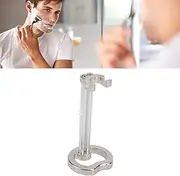 Metal Shaver Holder for Men, Heavy Duty Shaving Stand, Nice Barber Accessories Grooming Tool for Home and Shop