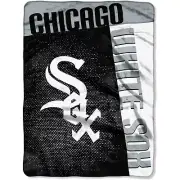 Chicago White Sox MLB 60" x 80" Plush Throw Blanket, Soft & Warm