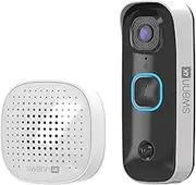 Swann Buddy 4K Wi-Fi Wireless Video Doorbell Security Camera,Two-Way Audio,Motion Detection,Night Vision,Cloud Storage Home Surveillance Solution for Indoor & Outdoor Use
