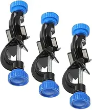 JEWEDECO Adjustable Lab Clamp Holder 3pcs Cross Clamp Boss Head Clamp Holder Stand Aluminum Sprayed for Sturdy Grip