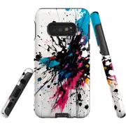 For Samsung Galaxy S10e Tough Protective Cover, Dark Splatter