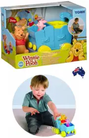 **AUS RETAIL** Tomy Disney Winnie the Pooh & Piglet Push n Play Buggy Gr8 Fun