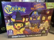 Pokemon Countdown to Halloween Advent Calendar 18 pc Set, Brand new in Box!