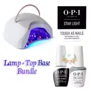 OPI Gel Lamp & Top + Strong Base Bundle Kit
