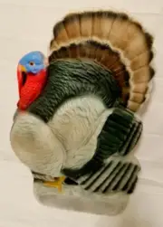 RARE VTG NWT DON FEATHERSTONE UNION PLASTICS LIGHTED TURKEY BLOW MOLD 25X18"