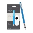 Parker Vector Standard Fountain Pen Blue Ball Pen With Refillable For Student