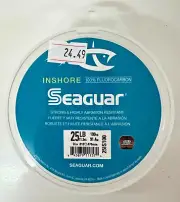 Seaguar 25IS100 In Shore Fluorocarbon 100 yd 25 lb test