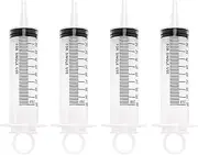 100ml Syringes with Caps (Pack of 4) for Industrial & Scientific