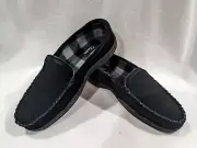 Clarks Men's Venetian Moc Black Leather Indoor + Outdoor Slipper - Size 11 - NWB