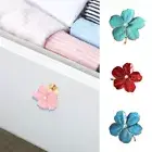Zinc Alloy Kitchen Cabinet Handles Drawer Flower Knobs Cupboard Door Pull