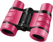 Kids Binoculars Toy Jungle Binoculars Toy 4x30 Small Telescope Children Magnification Toy for Boy Girls Outdoor Activity, Pink