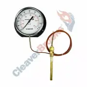 Cleaver Brooks 937-00027 THERMOMETER, VAPOR REMOTE READING 6" DIAL, BOTTOM CONNE