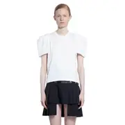 [NOIR KEI NINOMIYA] NOIR KEI NINOMIYA WOMAN WHITE T-SHIRTS & TANK TOPS White