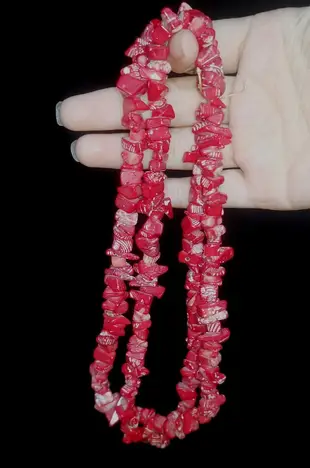 Z珍藏紅珊瑚串，15，（sc17）（長期有貨）重量約94g，，。245 十大雜項 古玩 擺件【奇摩優選】