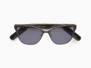 Lucyd Smart Sunglasses | Electra Model | Bluetooth Audio Glasses | Open Ear | Noise Canceling Wireless Mics| Narrow Size Polarized UV400 Classic Black