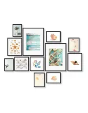 [Cooper & Co] Instant Gallery Wall 12 Piece Frame Set in Black