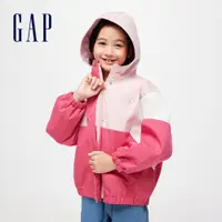 在飛比找蝦皮商城優惠-Gap 女童裝 Logo印花連帽外套-粉紅色(890479)