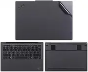 Laptop Decal Cover Compatible with 15.3'' Lenovo ThinkPad X9-15 Aura Edition/ThinkPad X9-15 Gen 1 (2025) Anti-Scratch Sticker Three Sided Notebook Film (Black Frosted)