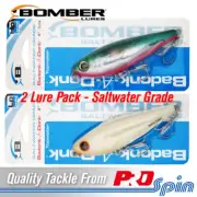 2 Pack Stick Bait Pencil Lures - Bomber Badonk-A-Donk SS 21g - Barra GT Tuna etc