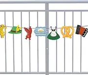Oktoberfest Porch Banner,Oktoberfest Banner Flag Wall Decor - Oktoberfest Sign, Bavarian Banner Photo Backdrop, Bunting Garland, Beer Festival Supplies