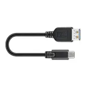 Goobay USB-C to USB A port Cable Black 0.2m