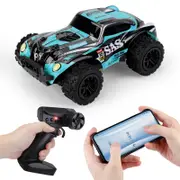 Catzon Remote Control Car 1:20 Scale Rechargeable High Speed RC Racing Toy Gifts for Kids-Blue