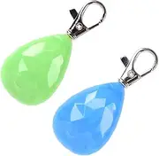 Toddmomy 2pcs Rechargeable Led Night Safety Pendant for Dogs Bright Pet Decor Easy to Use Dog Night Recognizing Pendant Keeps Pets Safe during Walks