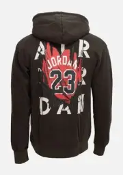 Jordan Retro 5 AJ5 Graphic Fleece Pullover Hoodie Sweatshirt Sz Small DD5261-010