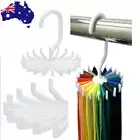 Belt Hanger Scarf Tie Rack Holder for Closet 360 Degree Rotating Clothes Hangers