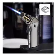 Jet Lighter Trigger Gun Welding Torch Windproof Refillable Baking 6” Flame -Ti