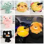 Pig Dinosaur Bear Hamburger Plush Car Tissue Holder Home Decoration