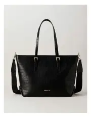 [Marcs] Beirut Croc Tote Bag in Black
