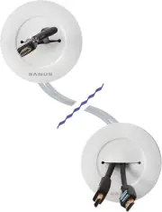 In-Wall Cable Management Kit for TV AV Cables Conceal Organize Wires in Minutes