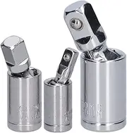 Ornaments Universal Joint Adapter Set Chrome Vanadium Steel 1/2 3/8 1/4 Universal Joint Sleeve Adapter