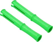 uxcell 10inch Shrink Wrap Handle, 2 Pcs Stretch Wrap Dispenser Stretch Film Dispenser Small Hand Dispenser Saver for 1.5 inch Core Furniture Wrapping Moving Packing Warehouses, Green