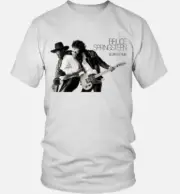 Unisex Cotton T-Shirt Bruce Springsteen & The E Street Band Tour Born To Run